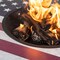 Deko Living 38 Inch Diameter Commemorative Outdoor Steel Wood Burning  Fire Pit with Log Storage COB10510 - alternate 4